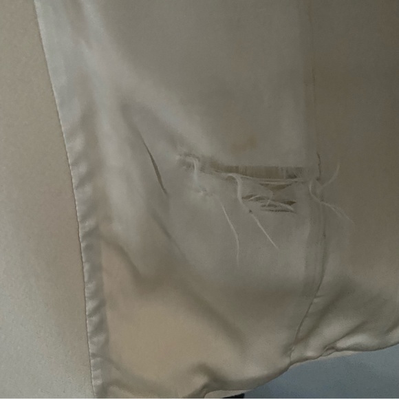 **3 for $20!!** Banana Republic Pea Coat Cream Ivory Flawed Project Fix Stained - Picture 10 of 16